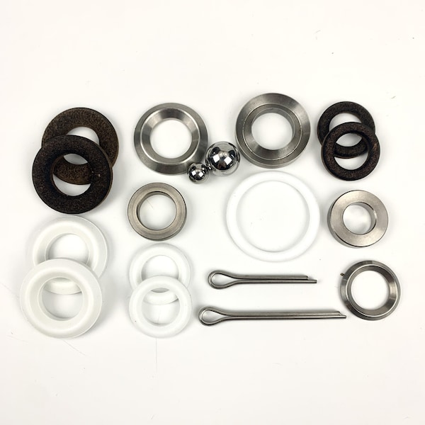Bedford Precision Repair Kit for 23:1 Monark, EH333Leather/Teflon/SS